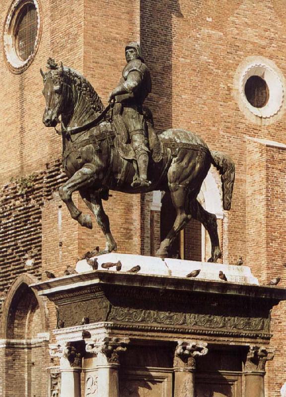 Andrea del Verrocchio Equestrian Statue of Bartolomeo Colleoni oil painting picture